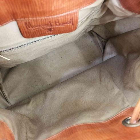 マーガレットハウエル MARGARET HOWELL 型押し レザー ショルダーバック レディース