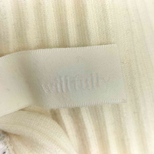 ウィルフリー willfully rib combination bolero many way tops レディース FREE