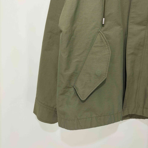 ビューティーアンドユースユナイテッドアローズ BEAUTY & YOUTH UNITED ARROWS カーキ グログランフードマウンテンパーカー レディース JPN:M