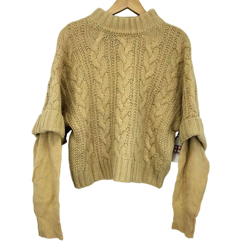 ウィルフリー willfully layered cable mock neck knit レディース FREE