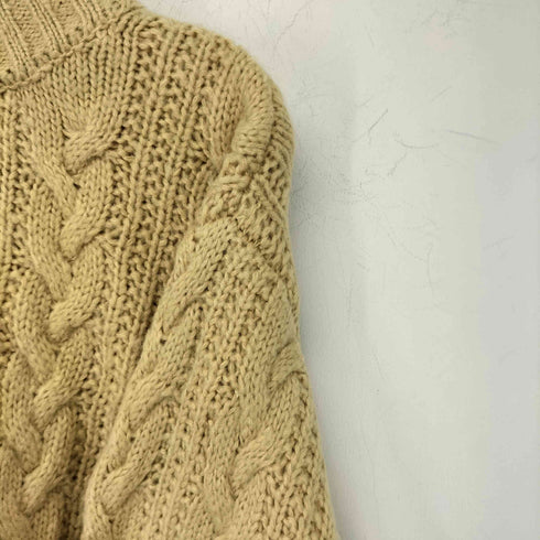 ウィルフリー willfully layered cable mock neck knit レディース FREE