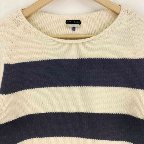 YURI PARK ボーダー ニット セーター メンズ