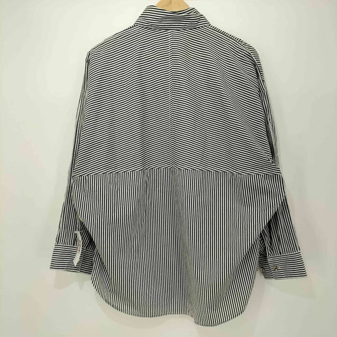 ラウンジドレス Loungedress ストライプBIGシャツ レディース FREE