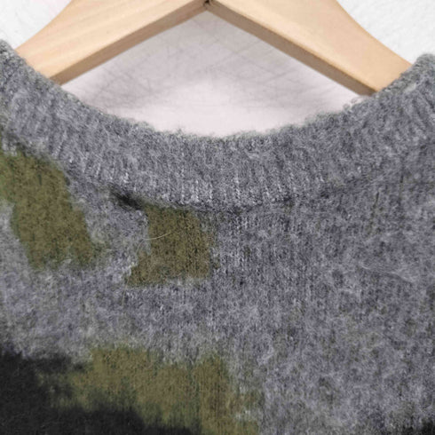 ウィルフリー willfully brindled double jacquard brushed knit レディース FREE
