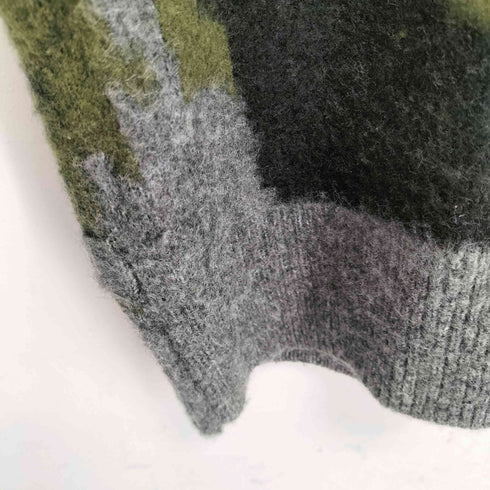 ウィルフリー willfully brindled double jacquard brushed knit レディース FREE