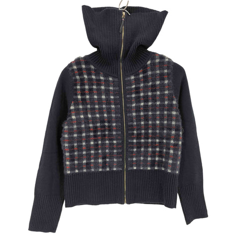 トミーヒルフィガー TOMMY HILFIGER Misses Plaid Sweater Jacket レディース JPN:S