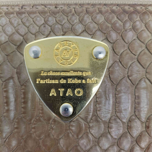 アタオ ATAO limo パイソン L字 長財布 レディース