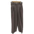 M TO R SUSTAINABLE DOUBLETUCK WIDE PANTS サスティナブル ダブルタック ワイド パンツ レディース JPN:36
