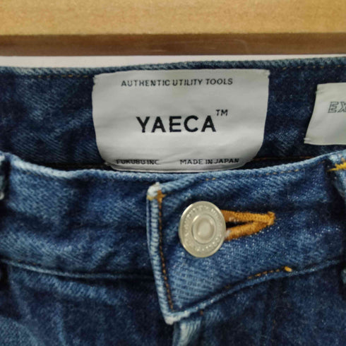 ヤエカ YAECA ボタンフライ テーパード デニム パンツ メンズ