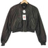ザラ ZARA フェイクレザー ボンバージャケット レディース import:M