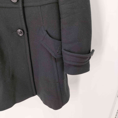 バーバリーブルーレーベル BURBERRY BLUE LABEL WOOL&ANGOLA アンゴラ混 ウールコート レディース 38