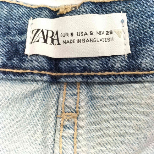 ザラ ZARA デニムパッチワークTRFスカート レディース JPN:S