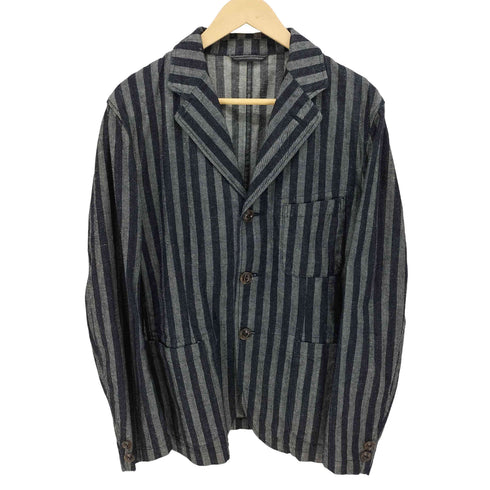 ザスタイリストジャパン The Stylist Japan 日本製 3B ストライプ デニム カバーオール ジャケット メンズ JPN:S