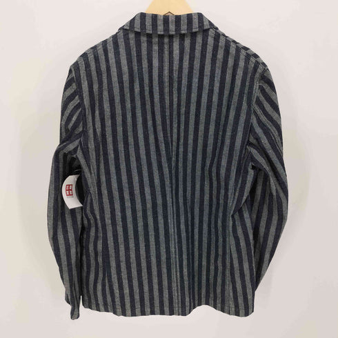 ザスタイリストジャパン The Stylist Japan 日本製 3B ストライプ デニム カバーオール ジャケット メンズ JPN:S