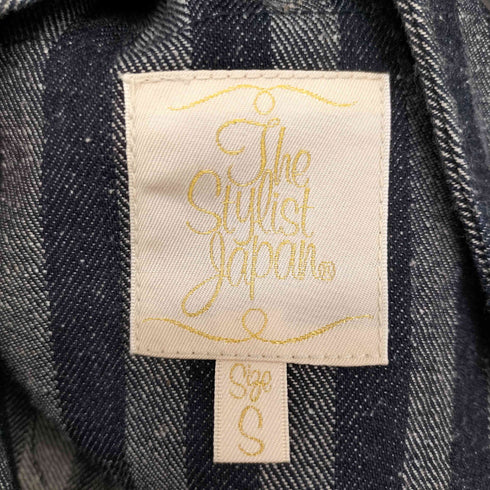 ザスタイリストジャパン The Stylist Japan 日本製 3B ストライプ デニム カバーオール ジャケット メンズ JPN:S