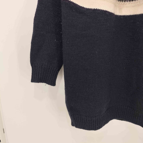 ビアズリー BEARDSLEY 23AW ジャガードフリンジニットチュニック レディース FREE