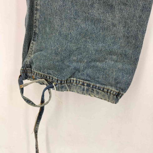 JEANOLOGY フリンジ加工 カーゴデニムパンツ メンズ