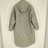 ザラ ZARA サイド スリット 中綿 フーディ ロング キルティングジャケット レディース import:XS