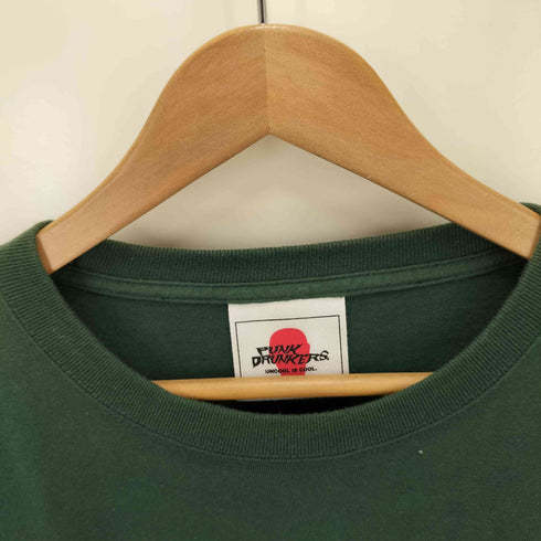 パンクドランカーズ PUNK DRUNKERS フロントプリント 半袖Tシャツ メンズ JPN:XL