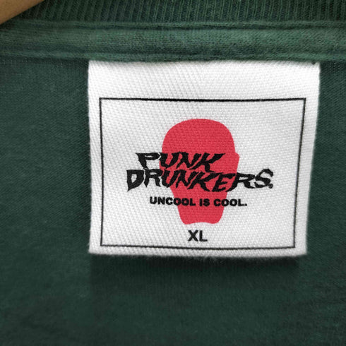 パンクドランカーズ PUNK DRUNKERS フロントプリント 半袖Tシャツ メンズ JPN:XL