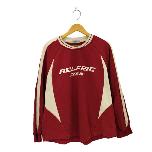 aelfric eden ラグランクルーネックスウェット street メンズ M