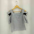 Maglie Blue オフショルダーフレアスリーブブラウス select レディース 5