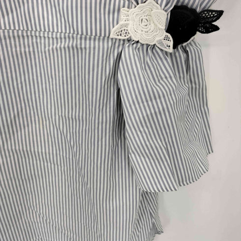 Maglie Blue オフショルダーフレアスリーブブラウス select レディース 5
