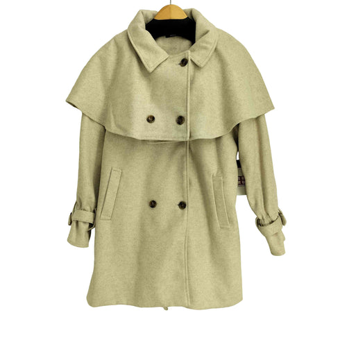 ナイスクラップ NICE CLAUP ケープ付2WAYハーフコート レディース FREE