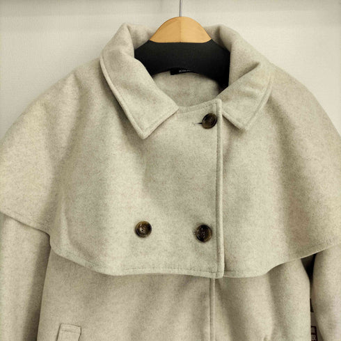 ナイスクラップ NICE CLAUP ケープ付2WAYハーフコート レディース FREE