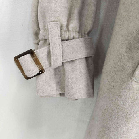 ナイスクラップ NICE CLAUP ケープ付2WAYハーフコート レディース FREE