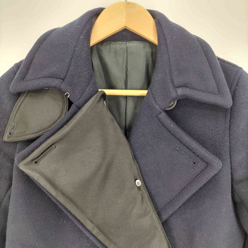 ザリラクス THE RERACS シルクサテンラペル付き シルク混 Pコート レディース JPN:1