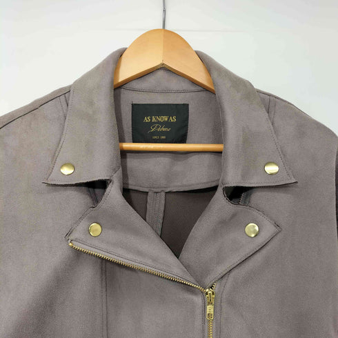 アズノゥアズドゥバズ as know as de base スエボンライダース フェイクスエード レディース