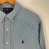 ラルフローレン RALPH LAUREN CLASSIC FIT スモールポニー ストライプBDシャツ メンズ import:L