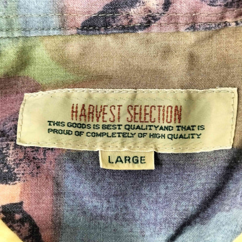 HARVEST SELECTION 総柄S/S レギュラーカラーシャツ メンズ JPN:L