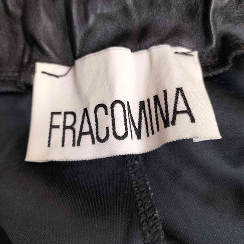 FRACOMINA イタリア製 PUレザーパンツ レディース