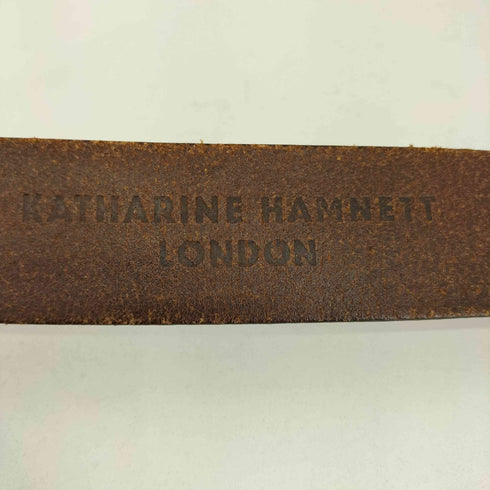 キャサリンハムネットロンドン KATHARINE HAMNETT LONDON レザーベルト メンズ