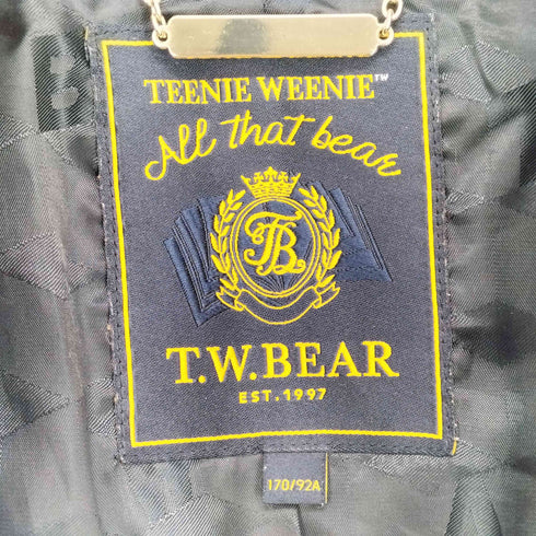 Teenie Weenie T.W. BEAR コットン スタジャン ブルゾンジャケット メンズ 170