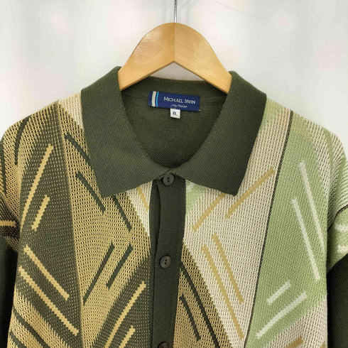 MICHAEL IRVIN ニットポロシャツ メンズ XL