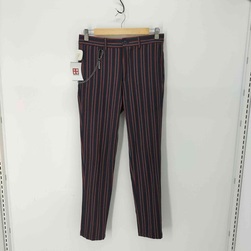 ザラマン ZARA MAN ストライプ 2B ウォレットチェーン付属 スーツ セットアップ メンズ 48