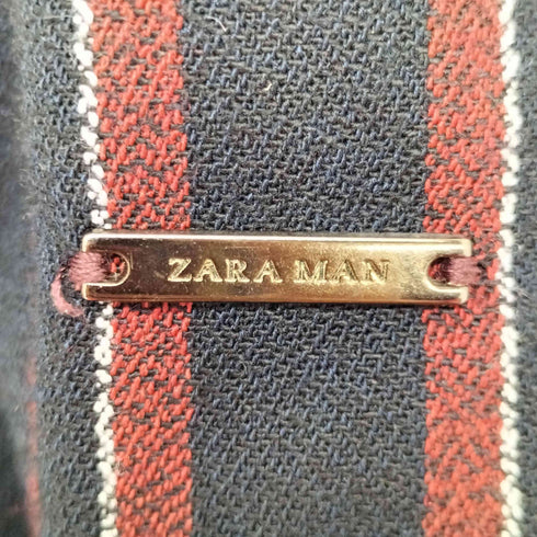 ザラマン ZARA MAN ストライプ 2B ウォレットチェーン付属 スーツ セットアップ メンズ 48