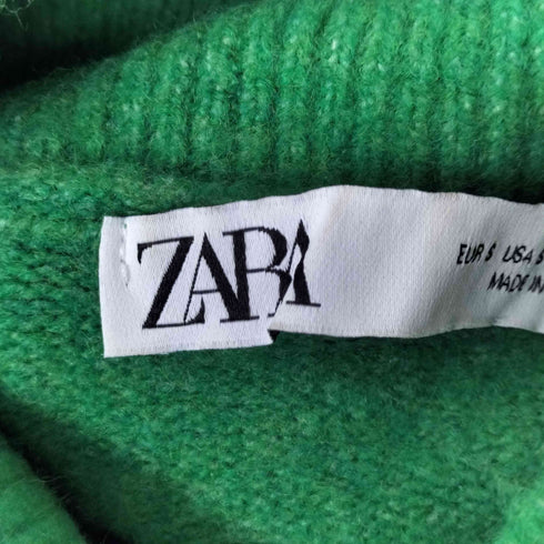 ザラ ZARA ハイネックアクリルニット レディース import:S