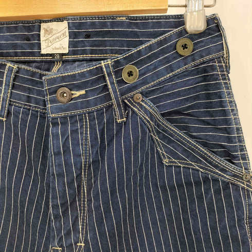 ショット Schott RANCHER ヒッコリーストライプ デニムパンツ レディース 28