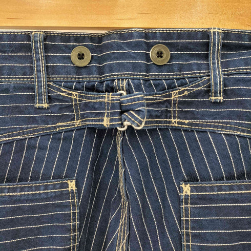 ショット Schott RANCHER ヒッコリーストライプ デニムパンツ レディース 28