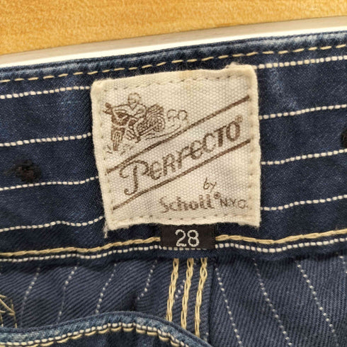 ショット Schott RANCHER ヒッコリーストライプ デニムパンツ レディース 28
