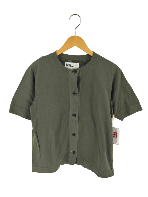 エムエイチエル MHL. コットンジャージー ノーカラー シャツ レディース JPN:2