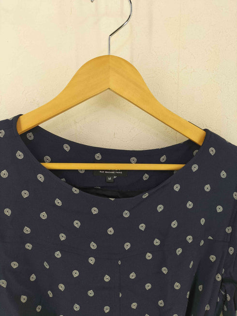 アーペーセー A.P.C. 総柄 レーヨン ワンピース レディース import:M