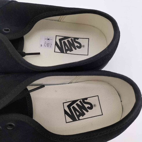 バンズ VANS Authentic オーセンティック スウェード ローカットスニーカー オールブラック メンズ JPN:29