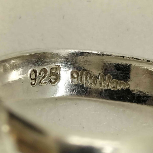 Biju mam 925刻印 ハートデザインリング レディース 7号