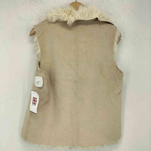 ザラ ZARA 裏地フェイクファースエードベスト レディース import:S
