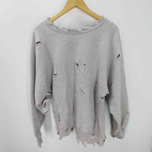 チャンピオン Champion 80S USA製 トリコタグ中期 2枚タグ REVERSE WEAVE リバースィーブ West Virginia 2段 ロゴ 刺繍 スウェット 襤褸 ボロ メンズ import:L